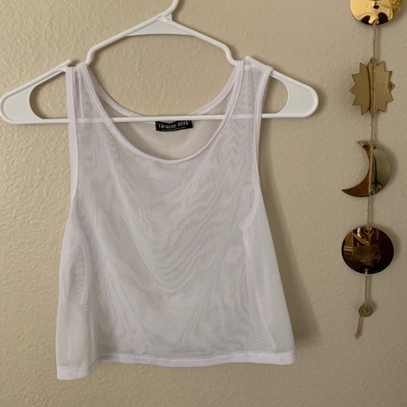 mesh crop top - Picture 1 of 1